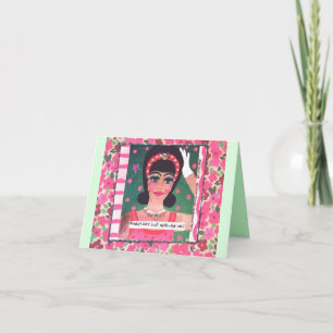 NOTECARD-ALWAYS LATE BUT WORTH THE WAIT CARD