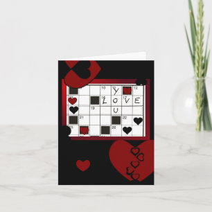 Notecard-Art of Love-Love Puzzle Holiday Card