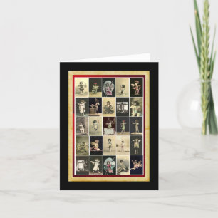 Notecard-Art of Love-Vintage Cupids Holiday Card