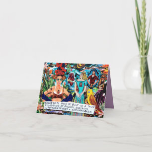 NOTECARD-FRIENDSHIPS MUST BE BUILT ON SHENANIGANS CARD
