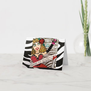 NOTECARD-GROWING OLD DISGRACEFULLY CARD