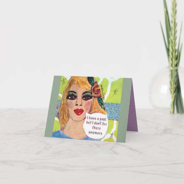 NOTECARD-I HAVE A PAST CARD (Front)