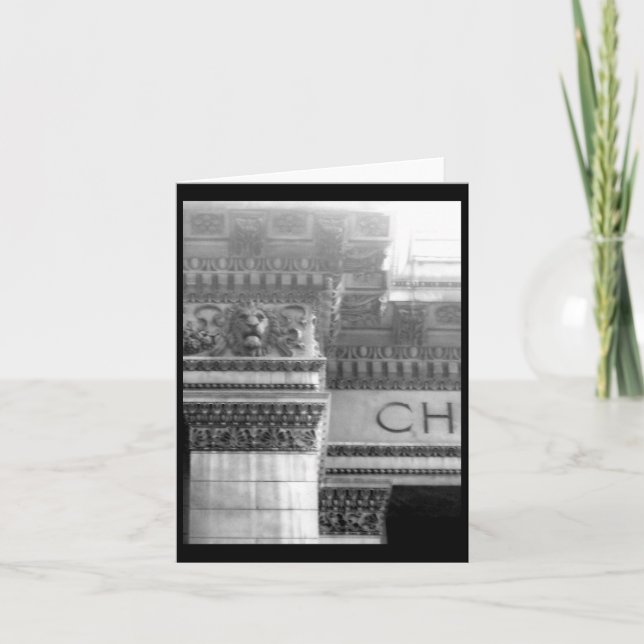 Notecard-Love Art House-Vintage Architecture 2 Card (Front)