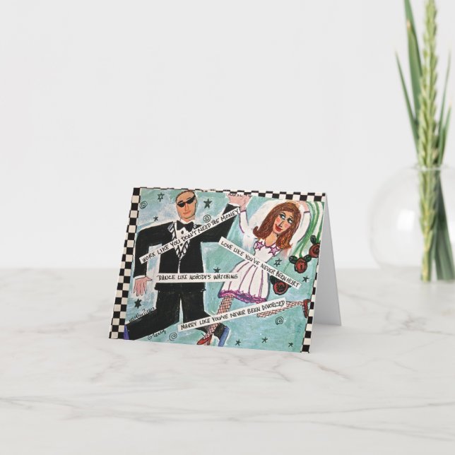 notecard-LOVE LIKE YOU'VE NEVER BEEN HURT Card (Front)