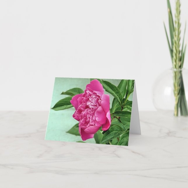 Notecard - Peony (Front)