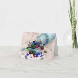 Notecard - Sea Glass Overflowing