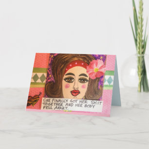 Notecard-she finally got herself together and her card
