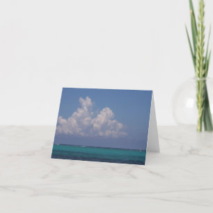 Notecard showing the Belise reef and horizon.