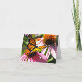 Notecard with Monarch Butterfly
