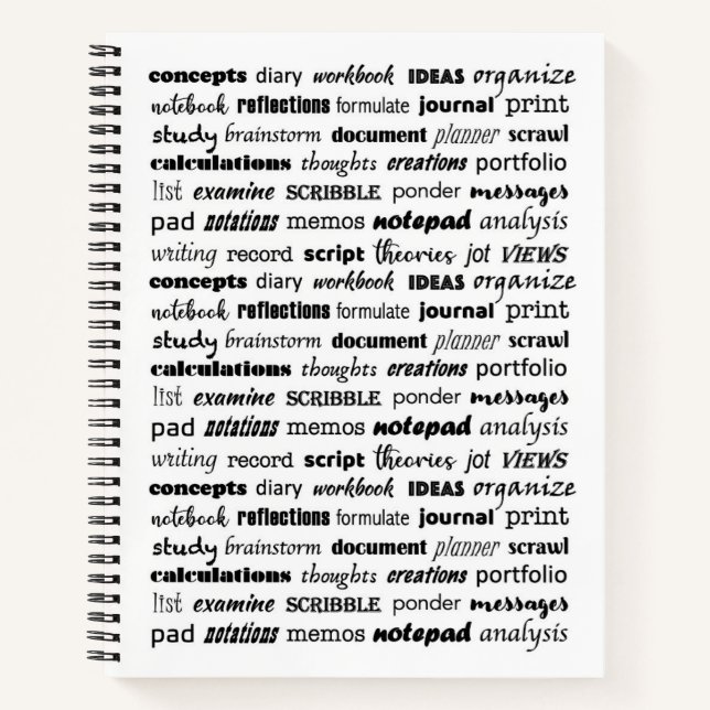 Noted Words Notebook (Front)