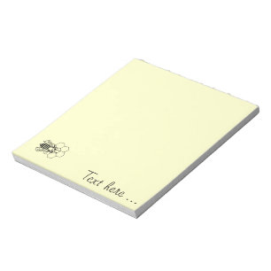 Notepad - Bee on Honeycomb
