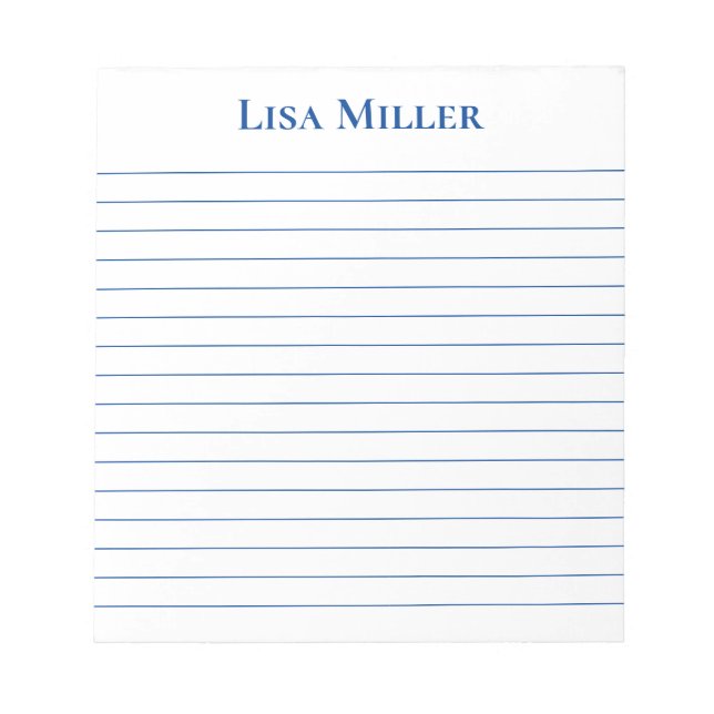 Notepad-Custom Name Notepad (Front)