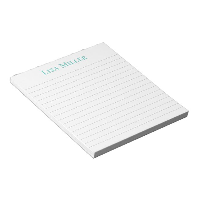 Notepad-Custom Name Notepad (Angled)