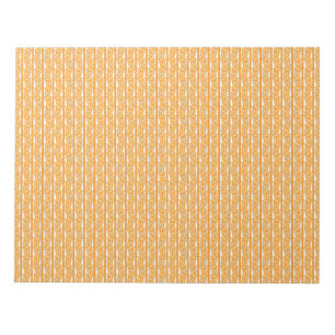 Notepad Geometric Orange Creative Stationery