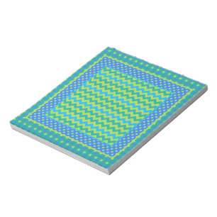Notepad, Jotter: Mix'n'Match Chevrons, Polka Dots Notepad