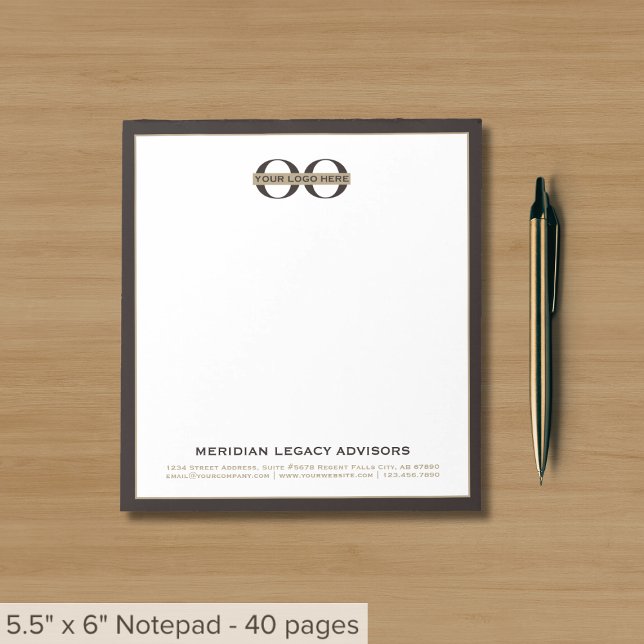 Notepad with Custom Logo (Creator Uploaded)