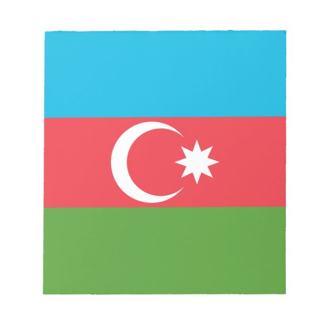 Notepad with Flag of Azerbaijan (Front)