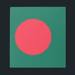 Notepad with Flag of Bangladesh<br><div class="desc">Add a touch of Bangladesh pride to your workspace with our Notepad featuring the flag of Bangladesh! This notepad is designed to bring both style and function to your daily note-taking. With the vibrant flag of Bangladesh prominently displayed on each page, it’s not just a practical item, but a celebration...</div>