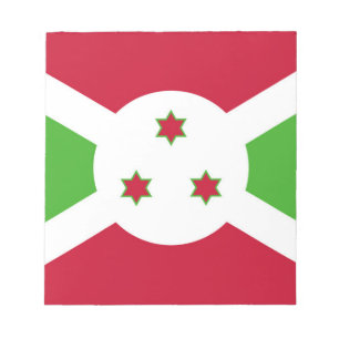 Notepad with Flag of Burundi