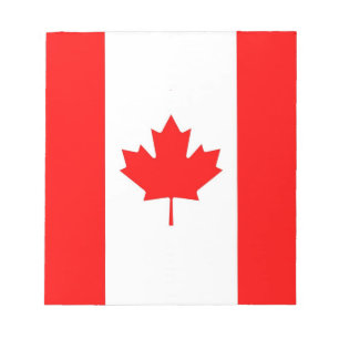 Notepad with Flag of Canada