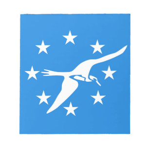 Notepad with Flag of Corpus Christi City, USA