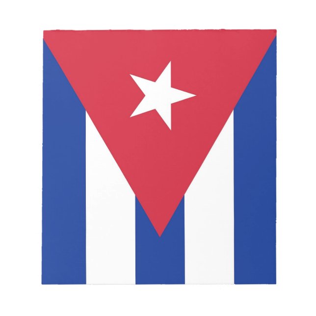 Notepad with Flag of Cuba (Front)