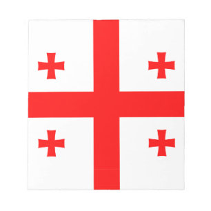 Notepad with Flag of Georgia