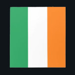 Notepad with Flag of Ireland<br><div class="desc">Add a touch of Irish pride to your workspace with our exclusive notepad featuring the flag of Ireland! Crafted with meticulous attention to detail, this notepad is more than just a writing tool; it’s a celebration of Ireland’s rich heritage and cultural pride. The vibrant design prominently displays the iconic Irish...</div>