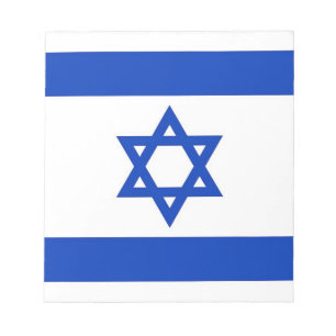 Notepad with Flag of Israel