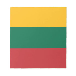 Notepad with Flag of Lithuania