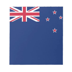 Notepad with Flag of New Zealand