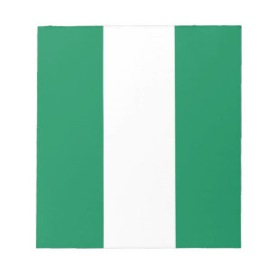 Notepad with Flag of Nigeria