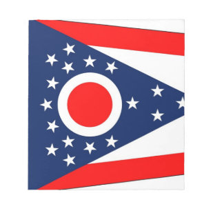 Notepad with Flag of Ohio State