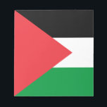 Notepad with Flag of Palestine<br><div class="desc">Add a touch of Palestinian pride to your stationery collection with this stylish notepad featuring the flag of Palestine. Crafted with attention to detail, this notepad is both functional and symbolic, making it a perfect addition to your office or home workspace. The flag of Palestine is boldly displayed, offering a...</div>