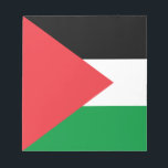 Notepad with Flag of Palestine<br><div class="desc">Add a touch of Palestinian pride to your stationery collection with this stylish notepad featuring the flag of Palestine. Crafted with attention to detail, this notepad is both functional and symbolic, making it a perfect addition to your office or home workspace. The flag of Palestine is boldly displayed, offering a...</div>