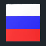 Notepad with Flag of Russia<br><div class="desc">Awesome Notepad with Flag of Russia. This product its customizable.</div>