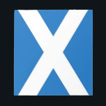 Notepad with Flag of Scotland<br><div class="desc">Add a touch of Scottish pride to your writing with our exclusive notepad featuring the flag of Scotland! Crafted with meticulous attention to detail, this notepad is more than just a writing tool; it’s a celebration of Scotland’s rich heritage and cultural pride. The elegant design prominently displays the iconic Saltire,...</div>