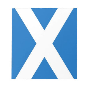 Notepad with Flag of Scotland