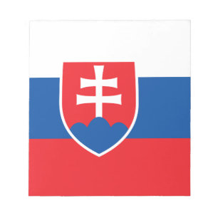 Notepad with Flag of Slovakia