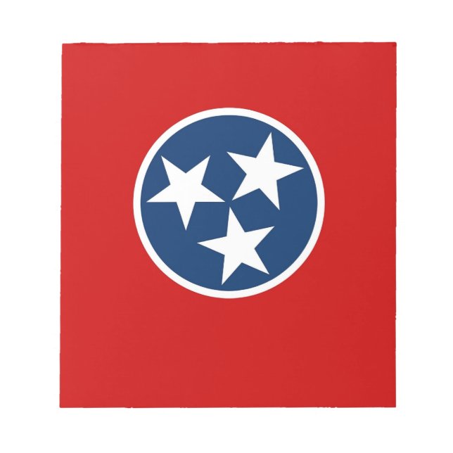 Notepad with Flag of Tennessee State (Front)