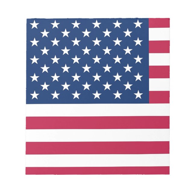 Notepad with Flag of United States of America (Front)