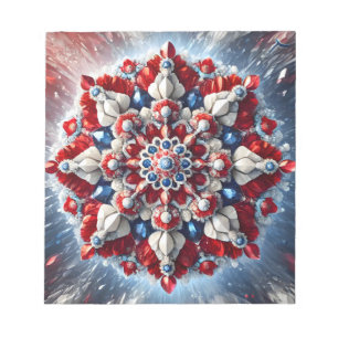 Notepad with Norwegian Colours Modern Design