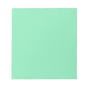 Notepad with Pastel Mint Green Background