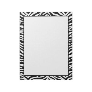 Notepad-Zebra Print Notepad