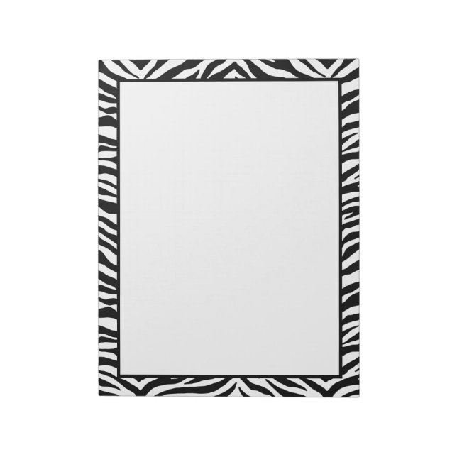 Notepad-Zebra Print Notepad (Rotated)