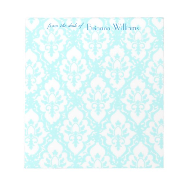 Notepads - Turqouise Lace (Front)