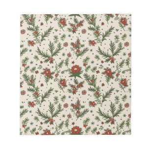 notepads with a Christmas pattern