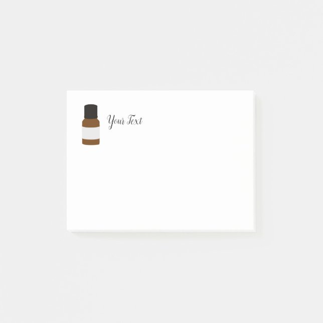 Notes Essential Oil Note Pad (Front)