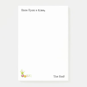 Notes Floral Flowers Once Upon a Time, The End