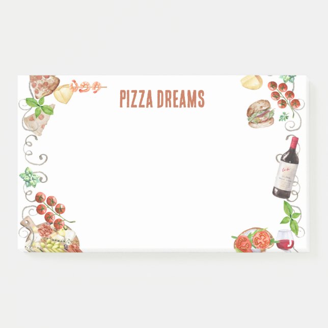 Notes from a Pizza Dream (Front)